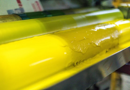 Encrage de la rotative